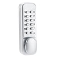 thumbnail image 3 of Cerradura de puerta con teclado mecánico Cerradura de puerta mecánica,Fácil de instalar,Teclado,Cerradura de puerta de entrada mecánica sin llave para Plata, 3 of 8