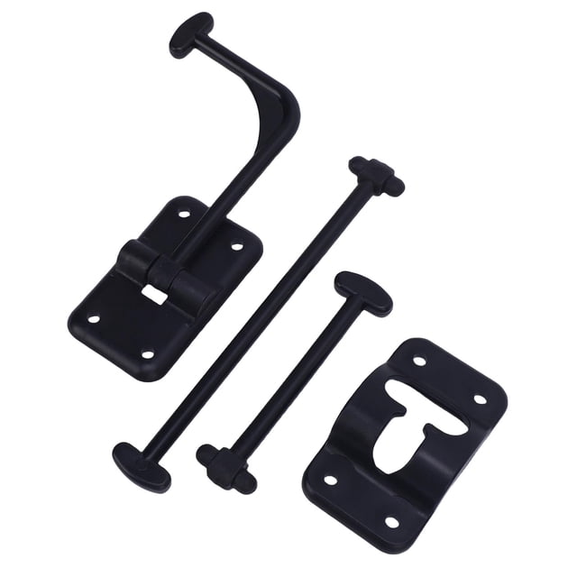 90 Degree RV Entry Door Holder Hardware, Secure Fixation, High Strength ABS Material, Simple Installation, Suitable for Campervan Trailer Cargo Hatch Latch Holder