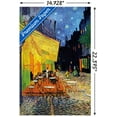 thumbnail image 3 of Café Terrace at Night by Vincent van Gogh Wall Poster, 14.725" x 22.375", 3 of 3