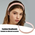 thumbnail image 3 of Unique Bargains 1pc Faux Crystal Headband Women Hairband Hair Accessories 0.59 Inch Wide Pink, 3 of 7