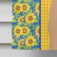 thumbnail image 4 of Summer Sunflowers Red Wheaten Terrier Flag Canvas House Size, 4 of 5