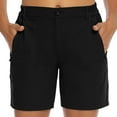 thumbnail image 2 of XFLWAM Womens Cargo Shorts Resistant Twill Bermuda Shorts Lightweight Quick Dry Zipper Pockets High Waisted Work Golf Hiking Shorts, 2 of 8