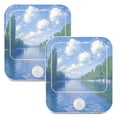 thumbnail image 7 of Yayeee 2-Pack Plug in LED Night Lights with Light Sensors Motion Detectors, Blue Sky and River, 7 of 7