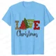 thumbnail image 1 of Love Christmas-ropa Y2k para mujer, Tops Vintage Harajuku para mujer, ropa de calle informal a la moda, camisetas de manga corta con cuello redondo, 1 of 5