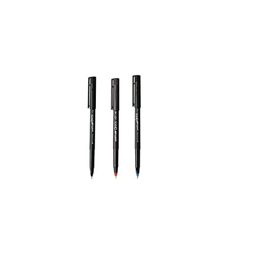 Uni-ball Onyx Roller Ball Stick Dye-Based Pen (3 Color Set)