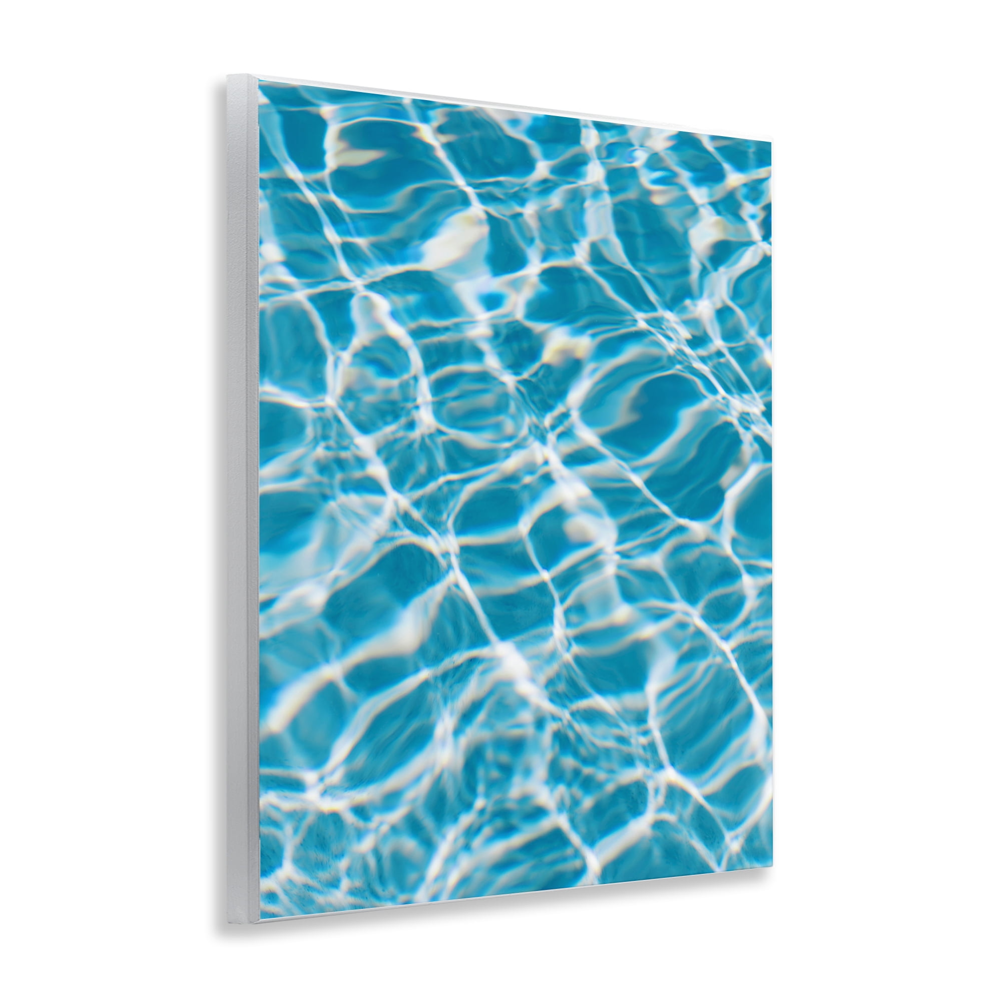 Stupell Industries Ocean Water Ripples Abstract Painting Unframed Art Print Wall Art, 11 x 14
