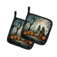 thumbnail image 2 of The Weeping Woman Spooky Halloween Pair of Pot Holders, 2 of 2