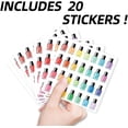 thumbnail image 3 of 560 pegatinas autoadhesivas para planificador, pegatinas decorativas para esmalte de uñas., 3 of 9