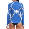 thumbnail image 2 of joogoo Womens UPF 50+ Sun Shirts Baseball Long Sleeve UV Protection Rash Guard Tops XS, 2 of 7