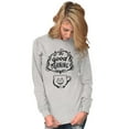 thumbnail image 4 of Caturday Morning Cats Coffee Lovers Women's Long Sleeve T Shirt Brisco Brands M, 4 of 5