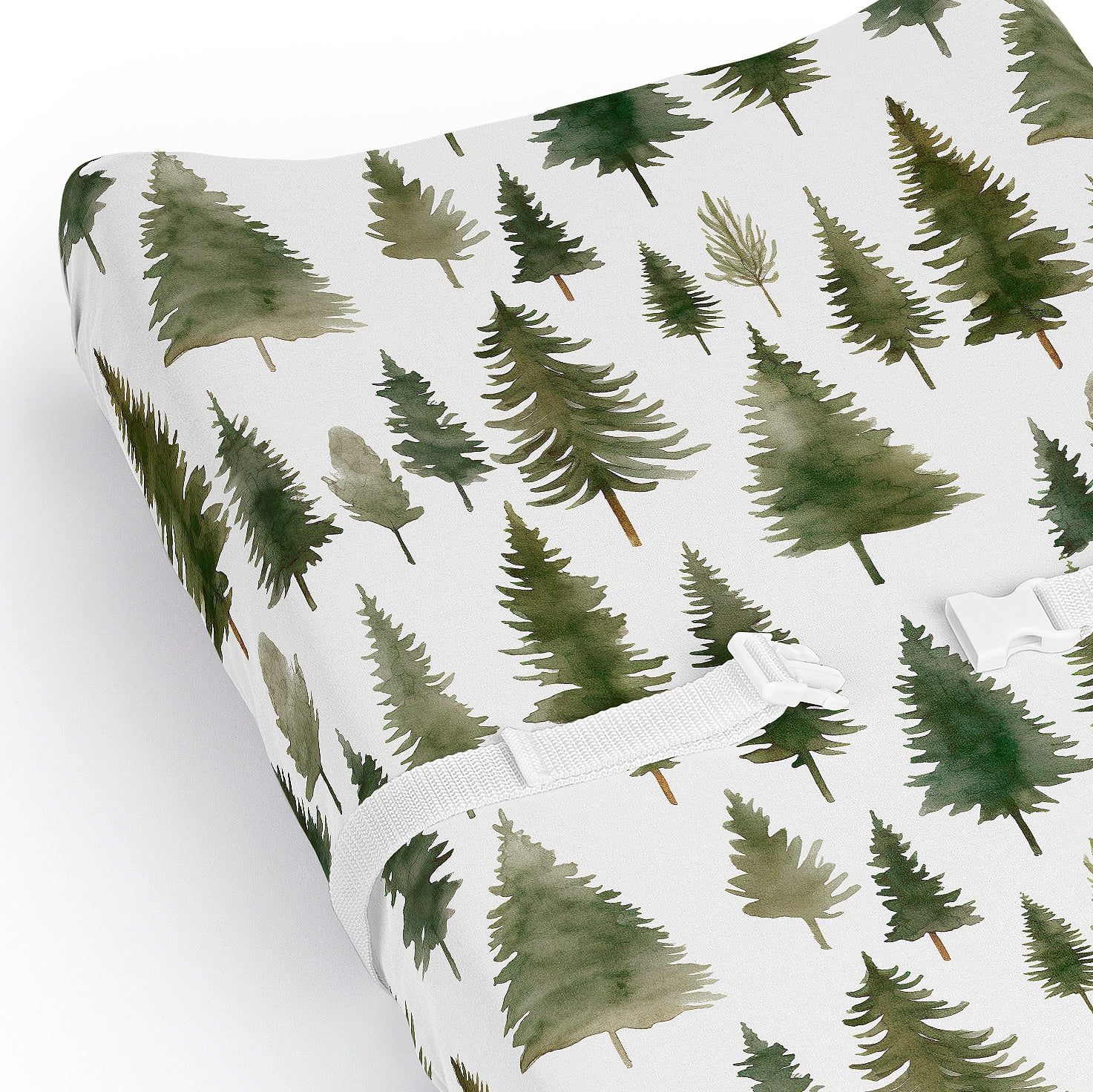 Sweet Jojo Designs Woodland Pine Tree Boy, Girl, Unisex/Gender Neutral Changing Pad Cover Sheet