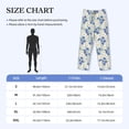 thumbnail image 4 of Honiee Daisies Flowers for men - a sleek fusion of Straight Pajama Pants, versatile Lounge Pants, and cozy Sleepwear, all rolled into one-Small, 4 of 6