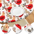 thumbnail image 4 of White Chicken Red Chicken Pattern Round Fitted Tablecloth with Elastic Edge,Dining Table Cover Waterproof,Outdoor Round Tablecloth for Camping,Dining,Indoor and Outdoor, 4 of 7