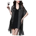thumbnail image 4 of BESTYASH Chal Negro Con Para Eventos Nocturnos Y Acompañar De Gala, 4 of 8