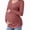 Red, variant on Women's Maternity Long Sleeve Top V Neck Comfortable Stretchy Soft Fall Casual Maternity Tee Brown XL