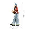 thumbnail image 7 of Musical Instrument Ornament Under $5! Yannianjz Musical Instrument Sculpture, Brass Band Figurine, Vintage Music Note Decor, Shelf Desktop Ornament, Gift for Musicians, Music Teachers, Jazz Lovers, 7 of 7
