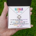 thumbnail image 2 of To My Nana Necklace From Grandkids Granddaughter We Squeezed This Necklace Nana Birthday Mothers Day Christmas Customized Gift Box Message Card, 2 of 3