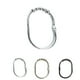 thumbnail image 3 of Advancent 12 ganchos para cortina de ducha de hierro inoxidable, anillos para colgar cortinas Tratamientos de ventanas No.01 Advancent HA0132-01B, 3 of 6