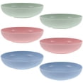 thumbnail image 1 of 6pcs Delicate Cat Bowls Plastic Cat Pet Bowls Practical Cat Food Bowls for Home, 1 of 8