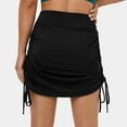 thumbnail image 6 of KONDYS Swim Skirts For Women Tankini Bottoms Drawstring High Waisted Shorts Ruched Swimsuits Beautiful Women's Swimwear, 6 of 8