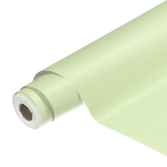 Uxcell Peel and Stick Wallpaper 22" x 197" Waterproof Cloth Contact Paper Warm Green