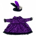 thumbnail image 6 of Sruoe Halloween Porch Goose Outfits, 23 Inch Purple Pumpkin Lace Dress Porch Goose Clothes, Goose Clothes Dress, Duck Sculpture Clothes for Lawn Statue Cement Statue Yard Patio Party Decoration, 6 of 9