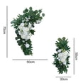 thumbnail image 3 of Artificial Wedding Arch Flowers, Rustic Decorative Hanging Flower Swag for Wedding Reception Ornament Background Decoration Party Wall A, 3 of 9