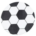 thumbnail image 5 of AURARMLET Soccer Small Carpet Round Football Rug Polyester 1Pcs for Home Decoration, 5 of 8