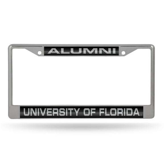 Florida NCAA Gators Alumni NCAA Chrome Metal Laser Cut License Plate Frame