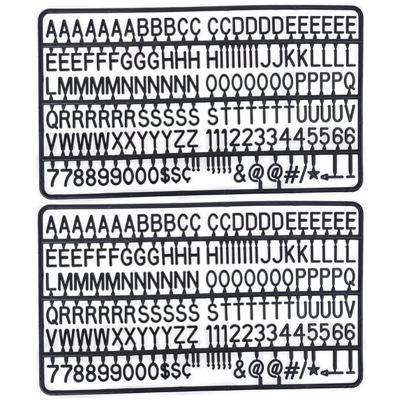 Letter Board Letters and Numbers Kit Pre-Cut Characters 3/4 Inch Felt Letter Board Letters for Home Office Message Board