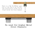 thumbnail image 3 of Rodillos de montaje Trolley Fuperoo de 8 ruedas para Strut Channel, 3 of 6