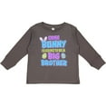 thumbnail image 3 of Inktastic Some Bunny is Going to be a Big Brother with Bunny Ears and Eggs Boys Long Sleeve Toddler T-Shirt, 3 of 5