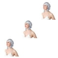 thumbnail image 4 of Guardoinrt Sleep Aid Silk Cap - Say Goodbye To Tossing And Turning for At Night Comfortable Silk Night Sleep Cap Cold Prevention silver grey One size fits all 3Set, 4 of 6