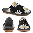 thumbnail image 4 of IAUYY Memory Foam House Slippers Suitable for Both Men and Women. Comfortable, Anti-Slip Plush Flat-Bottomed Slippers The Best Holiday Gift Artistic Daisy, 4 of 9