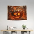 thumbnail image 3 of Halloween Tapestry Wall Hanging, Halloween Mechanical Pumpkin Tapestry for Bedroom Aesthetic, Cute Tapestry Wall Decor, Halloween Decoration for Bedroom, Living Room, Indoor 29x37in, 3 of 7