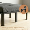 thumbnail image 6 of Bel Ark 18 Inches Full Bed Frame, Heavy Duty Metal Platform with Storage Space Under Frame, No Box Spring Needed Full Size Bed Frame, 6 of 8