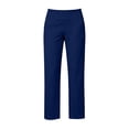 thumbnail image 4 of Quick Dry Straight Golf Pants for Women High Waist Stretch Soft Athletic Trousers with Pockets Outdoor Sports Travel Casual Trousers Navy, 4 of 8