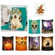 thumbnail image 4 of Elegante alfombrilla para mascotas para perros y gatos, suave y cálida funda para sofá cama de forro para dormir Calabaza 1 Zulema Manta suave para dormir para mascotas., 4 of 8