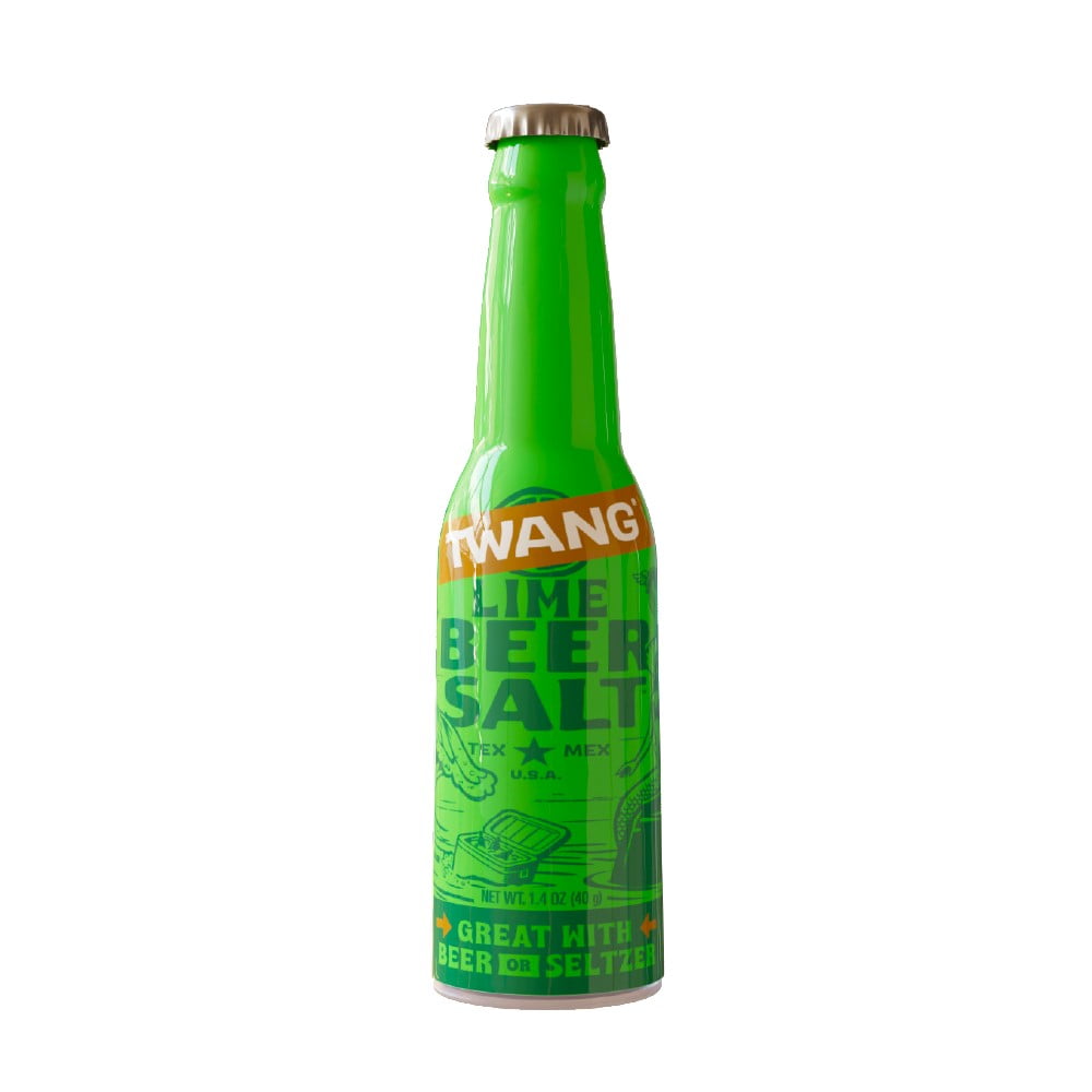 (3 pack) Twang Lime Flavored Beer Salt, All Natural Lime Flavor, 1.4oz Bottle
