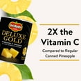 thumbnail image 4 of Del Monte Deluxe Gold Pineapple Chunks in 100% Pineapple Juice, 20 oz Can, Canned Fruit, 4 of 7
