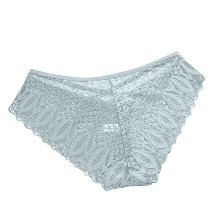 Vblhal Clearance Clothes under $5.00 Women Sexy Criss Cross Hipster Panties Seamless Bikini Panty Briefs Lace Underwear Tangas Soft V-Back Lingerie Thongs