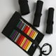 thumbnail image 2 of FloreceBien Joefnel Estuche enrollable con ranuras hechas a mano, estuche de lona para lápices, organizador para bolígrafos, negro, 24 ranuras, 2 of 5