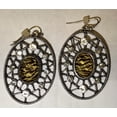 thumbnail image 7 of The One Earring  Lead & Nickel Free   -Color # Silver mix with Yellow and Black   -Item #E 4204, 7 of 7