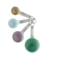 thumbnail image 2 of The Pioneer Woman 8-Piece Plastic Measuring Cup and Spoon Set, Multicolor, 2 of 11