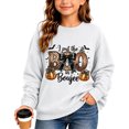 thumbnail image 2 of Venzia Women Cute Fall Sweatshirt, Retro Pumpkin Black Cat Cartoon Graphic Crewneck Casual Autumn Pullover Top, 2 of 4