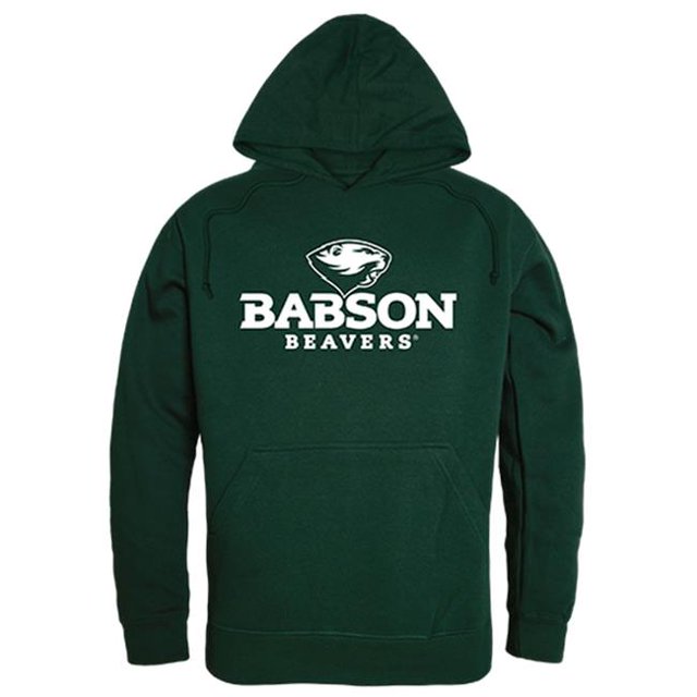 W Republic 512-263-FOR-01 Babson College Sweat à Capuche Freshman, Vert Forêt & Blanc - Petit
