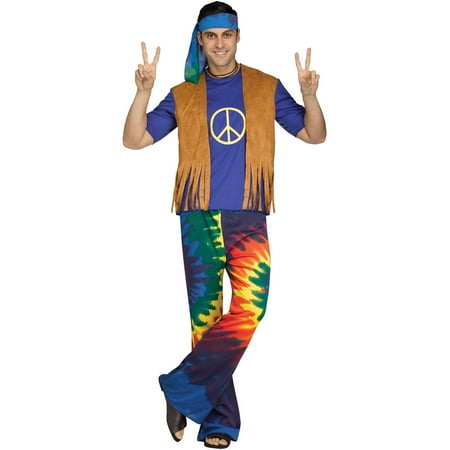 Groovy Guy Men's Adult Halloween Costume (Best Rave Costumes For Guys)