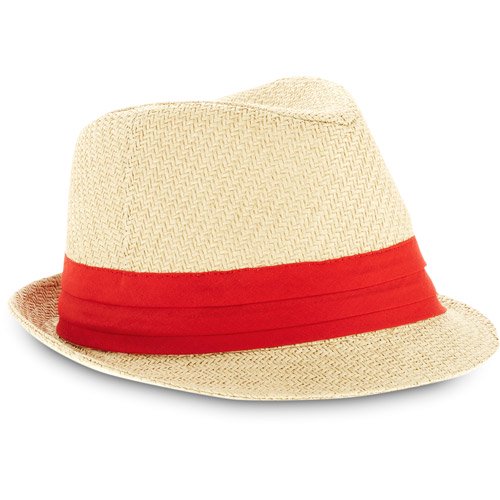 Women's Straw Fedora Hat