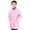 Children pink lab -L, variant on Adjustable Kids Science Lab Coat With Multiple Pockets Role Play Costume For Hospital Experiment Cotton Uniform