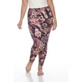 thumbnail image 2 of White Mark Women's Plus Size Printed Leggings, 2 of 5